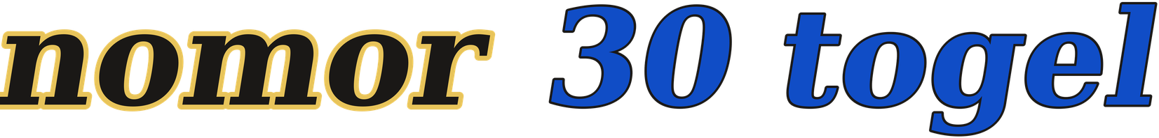 nomor 30 togel logo